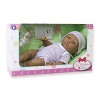 JC Toys La Newborn 12" Hispanic All Vinyl Nursery Gift Set Doll - 3 of 3