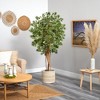 Nearly Natural 6-ft Japanese Maple Artificial Tree in Handmade Natural Cotton Multicolored Woven Planter - 4 of 4