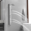 BWE 4-Jet Rainfall Shower Tower Shower Panel System with Waterfall Shower Head and Shower Wand - 4 of 4