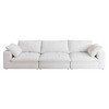 Oversized Cloud Modular Sectional Sofa,120" Down Filled Comfort 3Seater Sofa Couch for Living Room,Minimalist Wide Deep Seat Couches - 4 of 4