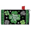 Briarwood Lane St. Patrick's Day Mailbox Cover  - Oversized - Scattered Shamrocks Large Oversized For St. Patrick's Day Mailbox Cover - 2 of 2