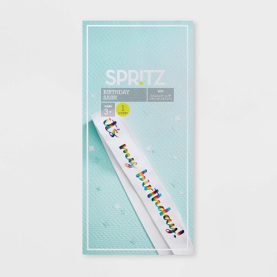it's My Birthday" Sash - Spritz™ : Target