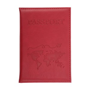 Unique Bargains Textured Letter Passport Holder 1 Pc - 1 of 4