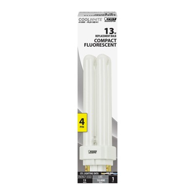 Feit Electric 13 W Pl 1.4 In. D X 5.2 In. L Fluorescent Bulb Cool White ...