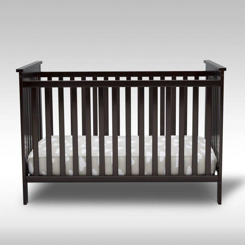 Delta Children Adley 3in1 Convertible Crib Dark Chocolate