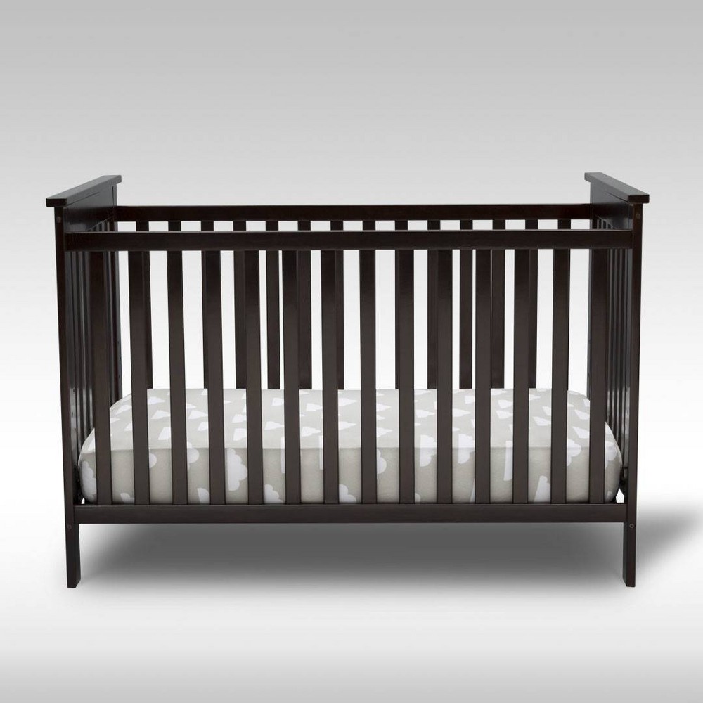 Delta Children Adley 3-in-1 Convertible Crib - Dark Chocolate -  75003701