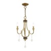 Livex Lighting Glendale 3 - Light Chandelier in  Antique Brass - 3 of 4