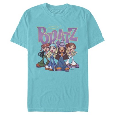  Men's Bratz Cozy Slumber Party T-Shirt - Light Blue - Small :  Ropa, Zapatos y Joyería