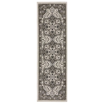 Oriental Weavers Chamberlain CH09A Ivory/ Grey Indoor Area Rug - 2'3" x 7'6"