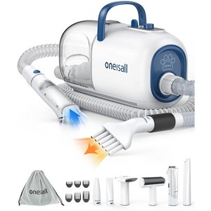 Oneisall BM1 8-in-1 Dog Grooming Kit - Vacuum, Dryer & Clippers w/ Adjustable Speed & Temp - 1 of 4