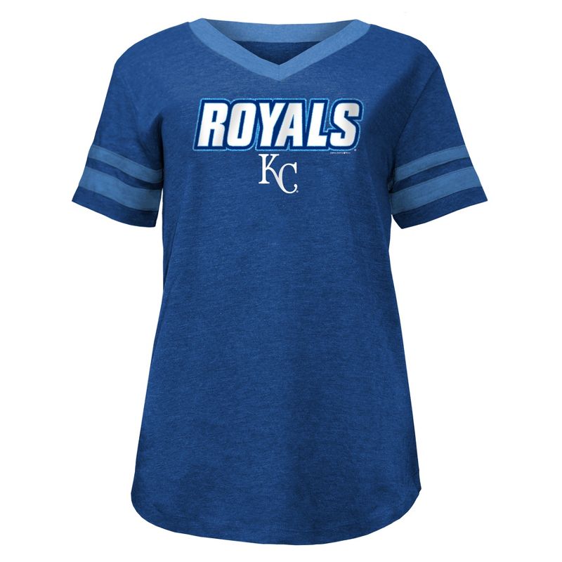 MLB Kansas City Royals Women's Pride Heather T-Shirt, 1 of 2