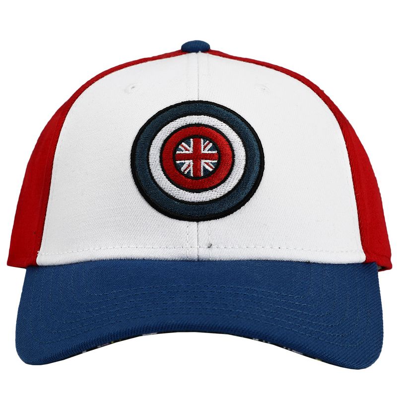 Peggy Carter Embroidered Shield Adjustable Cap with Printed Underbill, 2 of 7