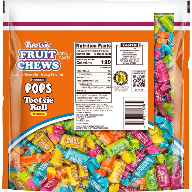 Tootsie Fruit Chews Candy Standup Bag &#8211; 37oz, 2 of 7