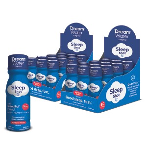 Dream Water Sleep Aid Supplement Drink; Melatonin 5mg, GABA, 5-HTP;   Zero sugar - 1 of 4