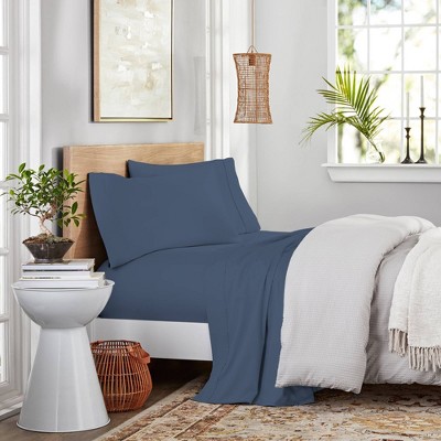 400 Thread Count Ultimate Percale Cotton Solid Sheet Set - Purity Home