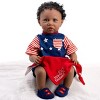 Paradise Galleries  Reborn Toddler Doll with Rooted Hair & Magnetic Pacifier, 21 inch  Baby Boy, Little Firecracker, 6-Piece Gift Set - 2 of 4