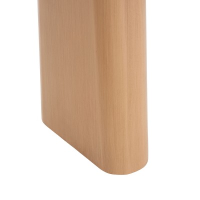Natural Wood and Metal Nordic Hallway Table