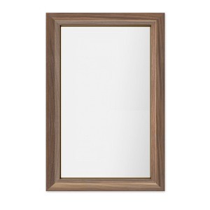 Apmir High-Strength Tempered Glass and Aluminum Alloy Framed French Cleat Mounted Wall Decor Mirror in matte black with 5-Year Warranty - 1 of 4