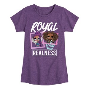 Girls' - LOL Surprise! - Royal Realness Fitted Short Sleeve Graphic T-Shirt - 1 of 4