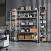 Yukimo 5-Tier Heavy Duty Storage Rack, 6000 lbs Capacity Adjustable Metal Shelving Unit with Wheels - 24" D x 48" L x 82" H - 4 of 4