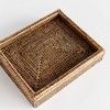 Plum & Post Burma Rattan Lidded Letter Storage Decorative Tray - 3 of 4