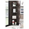 50.75" Royal Crest 4 Tier Corner Shelf Chrome  - Breighton Home - 3 of 4