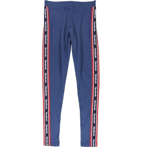 Reebok Womens EF Taping Leggings Compression Athletic Pants - 1 of 2