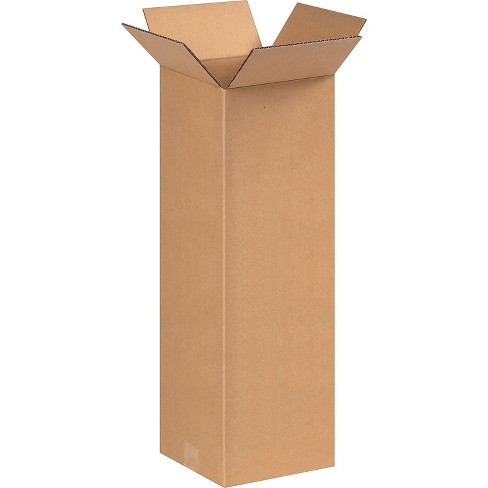 3 x 24 Mailing Tubes, Ideal for Shipping Items that Cannot be Folded,  Sturdy Fiberboard Covered with White Kraft Paper, Includes End caps, 25 per  Carton