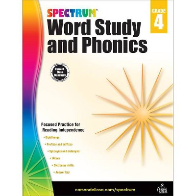 Spectrum Word Study and Phonics, Grade 4 - (Paperback)