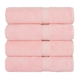Linum Home Textiles 100% Turkish Cotton Sinemis Terry Bath Towels (Set of 4) - 1 of 3