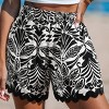 Women's Chic Monochrome Damask Print Shorts - Cupshe - 2 of 4