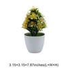 Unique Bargains Fake Plants Five-Leaf Cinquefoil Plant Plastic 3.15"x3.15"x7.87" 1 Pcs - 3 of 4