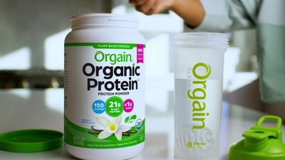 Orgain Organic Vegan Plant Based Protein Powder - Vanilla Bean - 16.32oz, 2 of 13, play video