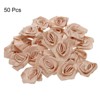 Unique Bargains Polyester Lightweight Texture Durable Ribbon Roses 50 Pcs - 3 of 4