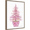 Amanti Art Pink Christmas Tree by Patricia Shaw Canvas Art Framed - 2 of 4
