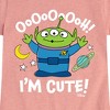 Girls' - Disney - Alien Ooh I'm Cute Fitted Short Sleeve Graphic T-Shirt - 2 of 4