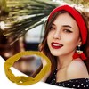 Unique Bargains Women's Stripes Elastic Cross Headwrap 1 Pc - 2 of 4