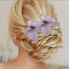 Unique Bargains Women's Elegant Flower Hair Clip 2 Pcs - 2 of 4