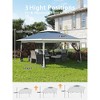 13x13FT Pop Up Gazebo Canopy Tent with Mosquito Netting, Outdoor Patio Gazebo Backyard Tent for Party, Wedding, Outdoor Dining(Navy Blue+Hemp Grey) - 3 of 4