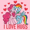 Girl's My Little Pony: Friendship is Magic I Love Hugs T-Shirt - 2 of 4