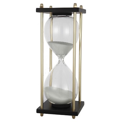 A&b Home Hour Glass In Stand (4x4x9