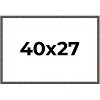 PosterPalooza | Slim Profile Brown Picture Frame - UV Acrylic, Backing Board, Hanging Hardware Included - 2 of 4