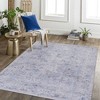 ChicFurnit Rug Indoor Machine Washable Non Slip Stain Resistant for High Traffic Spaces, Off-White, 24.8"*15"*8.3" - 2 of 4