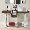 Sofa Tabe 30inch height pedestal table leg Farmhouse Design Retro Design Living room - 2 of 4