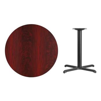 Flash Furniture 36'' Round Laminate Table Top with 30'' x 30'' Table Height Base