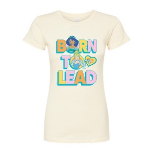 Women's - Disney - Jasmine & Cinderella Fitted Graphic T-Shirt - 1 of 3