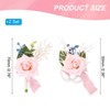 Unique Bargains Satin Romantic Durable Elegant Rose Corsage and Boutonnieres Set 2 Pcs - 2 of 4