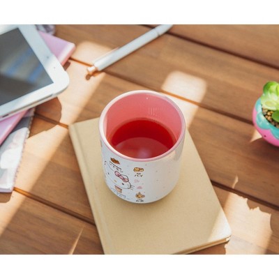 Hello Kitty Asian Ceramic Tea Cup with Dessert Icons
