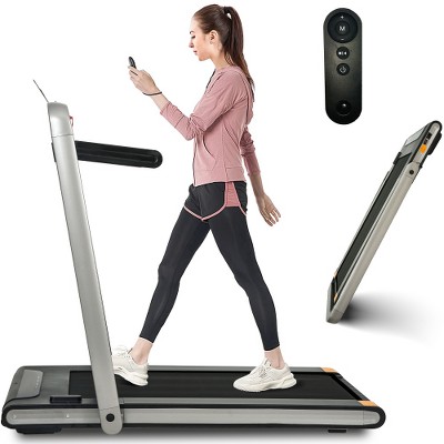 BestParts 2-in-1 Under Desk Treadmill - 2.5HP Folding Walking/Jogging Machine with Remote, 265lbs Capacity