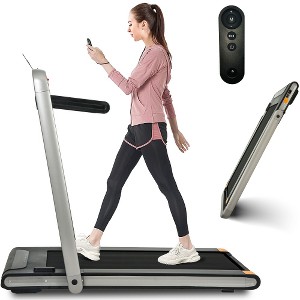 BestParts 2-in-1 Under Desk Treadmill - 2.5HP Folding Walking/Jogging Machine with Remote, 265lbs Capacity - 1 of 4